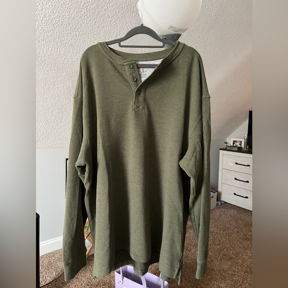 Buttoned up pull over/ sweater